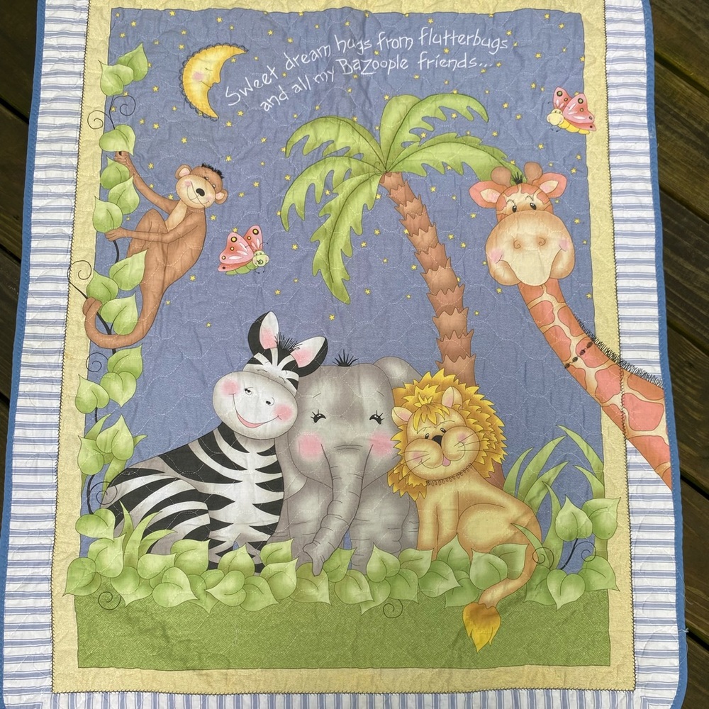 Homemade baby blanket quilt